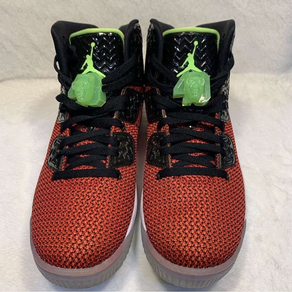 Nike Air Jordan Spike Forty Athletic Shoes “Ghost Green” Red/Green/Black Size 11